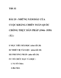 GIÁO ÁN LỊCH SỬ 9_Tiết 32 