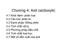 Bài giảng dẫn xuất Hydrocacbone - Axit cacboxylic part 1