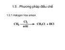 Bài giảng dẫn xuất Hydrocacbone - Dẵn xuất Halogen part 3