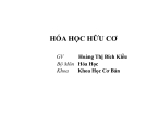 Bài giảng hóa học hữu cơ - Liên kết hóa học part 1