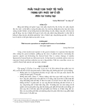 Phẫu thuật can thiệp tối thiểu trong gãy phức tạp ổ cối