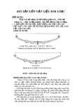 Bài tập lớn vật liệu kim loại