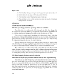 Quản lý nhân lực trong ngành y tế