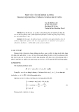 Báo cáo khoa học: "MỘT SỐ VẤN ĐỀ ĐỊNH LƯỢNG TRONG HỆ PHƯƠNG TRÌNH VI PHÂN PHI TUYẾN"