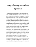 Dùng kiến vàng hạn chế mật độ sâu hại