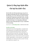Quản lý tổng hợp bệnh đốm vằn hại lúa (khô vằn) 