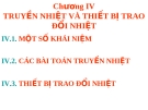 Chương 4: Truyền nhiệt và thiết bị trao đổi nhiệt