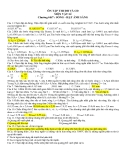 ÔN TẬP THI ĐH VÀ CĐ MÔN VẬT LÍ Chương 6&7 : SÓNG - HẠT ÁNH SÁNG  
