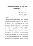 Báo cáo y học: "Các loại Tổn thương phối hợp trong chấn thương thận"
