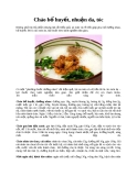 Cháo bổ huyết, nhuận da, tóc (2)