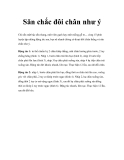 Săn chắc đôi chân như ý 