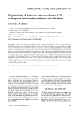 Báo cáo lâm nghiệp: " Flight activity of Anthribus nebulosus Forster, 1770 (Coleoptera: Anthribidae) and notes to its life history"