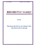 Đề tài: Xây dựng đặc tính cơ của động cơ điện một chiều kích từ độc lập