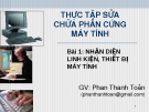 Thực tập sửa chửa phần cứng máy tính