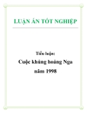 Tiểu luận: Cuộc khủng hoảng Nga năm 1998