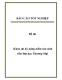 Đề tài: Khảo sát kỹ năng mềm của sinh viên Đại học Thương Mại