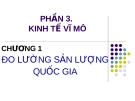 Kinh tế vĩ mô: Đo lường sản lượng quốc gia