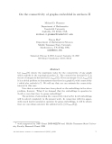 Báo cáo toán học: "On the connectivity of graphs embedded in surfaces II"