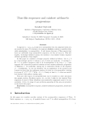 Báo cáo toán học: "Thue-like sequences and rainbow arithmetic progressions Jaroslaw Grytczuk"