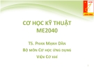 CƠ HỌC KỸ THUẬT