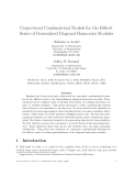 Báo cáo toán học: "Conjectured Combinatorial Models for the Hilbert Series of Generalized Diagonal Harmonics Modules"