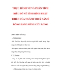 Giáo án Địa lý lớp 9 : Tên bài dạy : THỰC HÀNH VẼ VÀ PHÂN TÍCH BIỂU ĐỒ VỀ TÌNH HÌNH PHÁT TRIỂN CỦA NGÀNH THUỶ SẢN Ở ĐỒNG BẰNG SÔNG CỬU LONG 