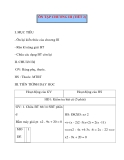 Giáo án Đại Số lớp 8: ÔN TẬP CHƯƠNG III (TIẾT 2)
