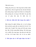 Thắc mắc của mẹ