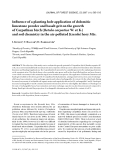 Báo cáo lâm nghiệp: " Influence of a planting hole application of dolomitic limestone powder and basalt grit on the growth of Carpathian birch (Betula carpatica W. et K.) and soil chemistry in the air-polluted Jizerské hory Mts."