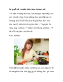 Bí quyết để có thân hình thêm thon thả mơ ước