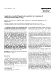 Báo cáo khoa học: "Application of pulsed Doppler ultrasound for the evaluation of small intestinal motility in dogs"