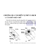 CHƯƠNG III: CẢM BIẾN VỊ TRÍ VÀ DỊCH CHUYỂN