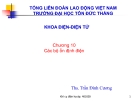 KHÍ CỤ ĐIỆN HẠ ÁP - CÁC BỘ ỔN ĐỊNH ĐIỆN