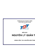BÀI GIẢNG: NGUYÊN LÝ QUẢN TRỊ