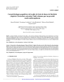 Báo cáo lâm nghiệp: "Caractéristiques papetières de la pâte de bois de thuya de Berbérie (Algérie) (Tetraclinis articulata Vahl) obtenue par un procédé soude-anthraquinone"