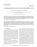 Báo cáo lâm nghiệp: "Antioxidant properties of wood extracts and colour stability of woods"