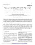 Báo cáo lâm nghiệp: "Carbon accumulation in Finland’s forests 1922–2004 – an estimate obtained by combination of forest inventory data with modelling of biomass, litter and soil"