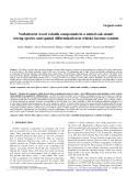 Báo cáo lâm nghiệp: "Variation in wood volatile compounds in a mixed oak stand: strong species and spatial diﬀerentiation in whisky-lactone content"