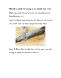 Mách bạn cách rút xương cá lóc nhanh như chớp
