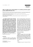 Báo cáo khoa học: " Effect of probiotic containing Saccharomyces boulardii on experimental ochratoxicosis in broilers: hematobiochemical studies"