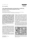 Báo cáo khoa học: "Cystic endometrial hyperplasia and endometritis in a dog following prolonged treatment of medroxyprogesterone acetate"
