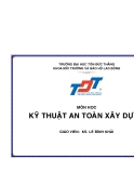 BÀI GIẢNG: KỸ THUẬT AN TOÀN XÂY DỰNG