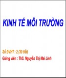 Bài giảng Kinh tế môi trường - ThS Nguyễn Thị Mai Linh