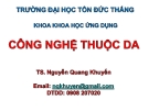 Công nghệ thuộc da (TS. Nguyễn Quang Khuyến) - Chương 5