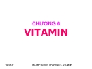 HÓA SINH ĐẠI CƯƠNG: VITAMIN 