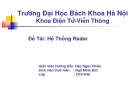 Báo cáo tiểu luận: Hệ thống radar