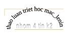 Mac-Lenin Tồn tại xã hội với ý thức xã hội