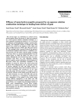 Báo cáo khoa học: "Efficacy of nano-hydroxyapatite prepared by an aqueous solution combustion technique in healing bone defects of goat"