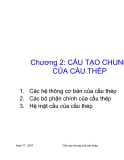 Chương 2 : Cấu tạo chung của cầu thép