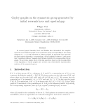 Báo cáo toán học: "Cayley graphs on the symmetric group generated by initial reversals have unit spectral gap"